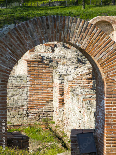 Obraz na płótnie Roman fortifications in town of Hisarya, Bulgaria w salonie