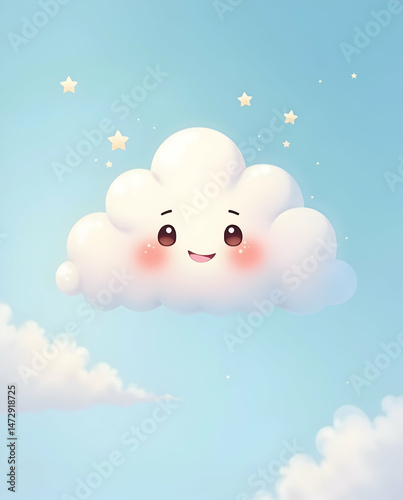 Minimal Smiling Clouds