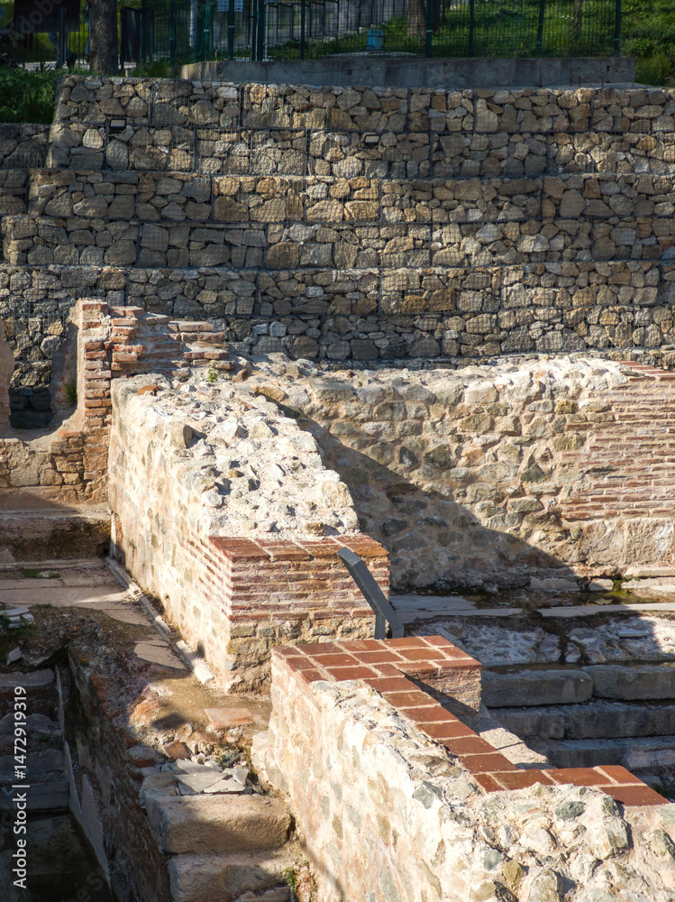 Roman fortifications in town of Hisarya, Bulgaria