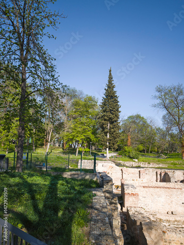 Obraz na płótnie Roman fortifications in town of Hisarya, Bulgaria w salonie