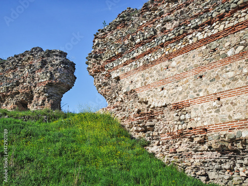 Roman fortifications in town of Hisarya,  Bulgaria