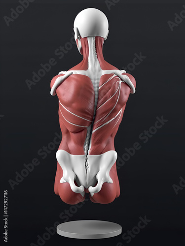Iliacus Muscle Anatomy For Medical Concept 3D