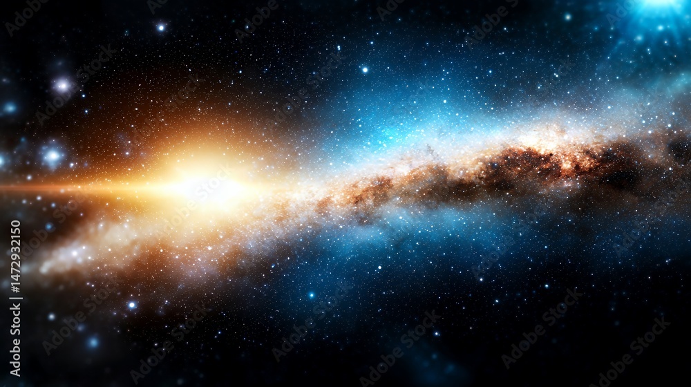 Obraz premium Galaxy in Space