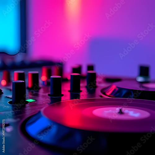 Zoomed-In DJ Tools and Music Equipment

