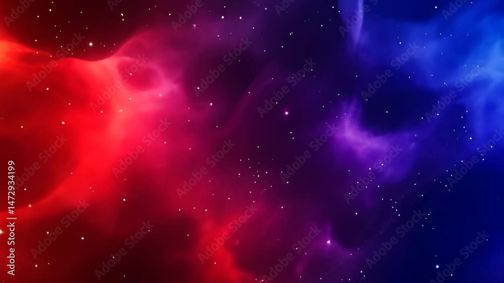 red blue light glow deep space abstract background