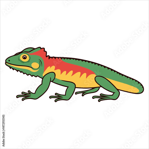 Anole vektor flat