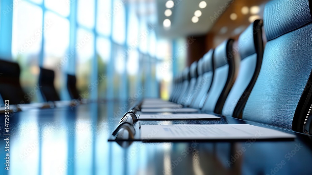 A closeup of an executive presenting corporate ethics policies in a boardroom, Compliance, Formal and structured