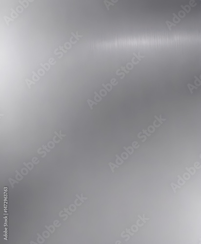 Sleek silver gradient background, metallic texture, aluminum-like sheen , surface, steel