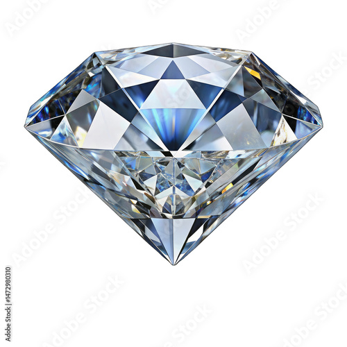 diamond on white