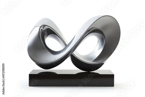Abstract Infinity Symbol Sculpture (1)