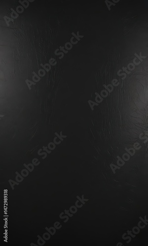 Deep black leather, subtle grain, abstract backdrop,  pattern,  graphic