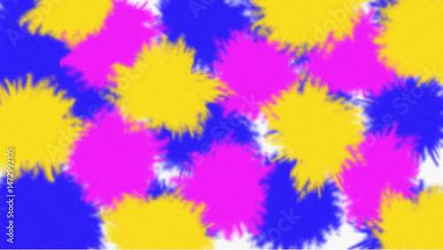 Wallpaper Mural Paint an abstract background texture using bright colors with a contrasting color palette. Torontodigital.ca