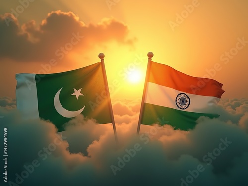 Pakistan India peace, conflict escalation simulation