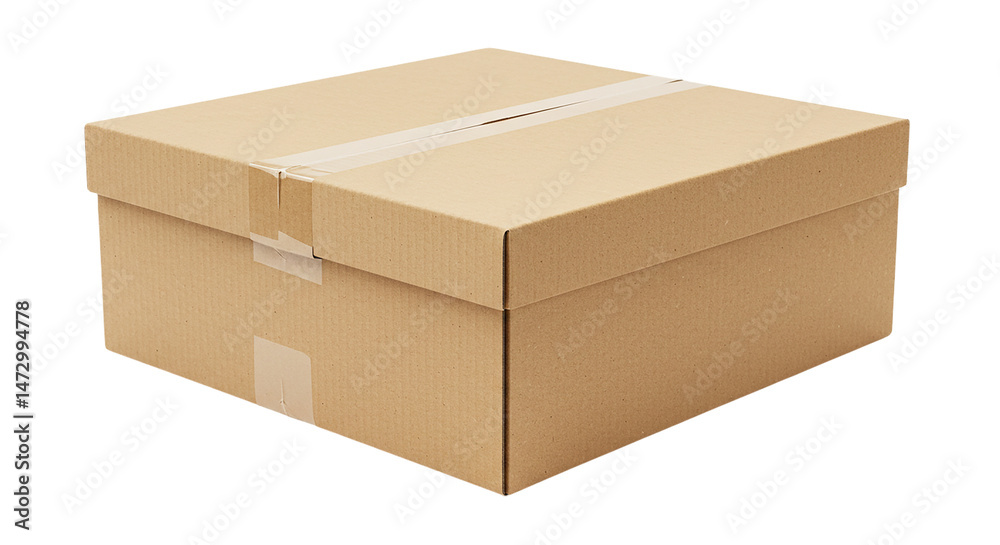 Fototapeta premium Shipping Box: Cardboard Carton Packaging for Delivery
