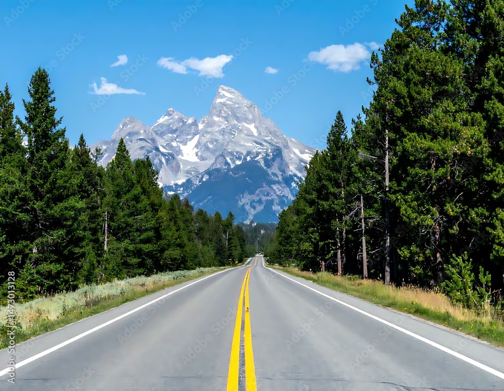 Fototapeta premium road in the mountains