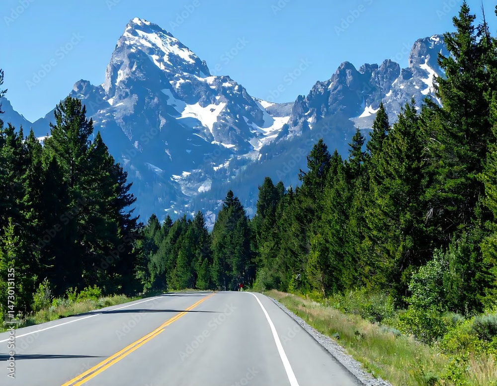 Fototapeta premium road in mountains