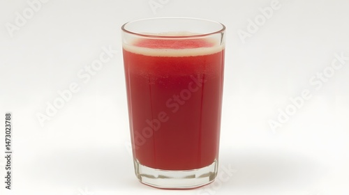 Wallpaper Mural Refreshing Red Smoothie in Glass, Healthy Beverage, Summer Drink Torontodigital.ca