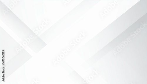 Clean, modern design with overlapping white planes creating a dimensional, geometric effect
