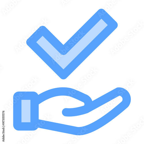 checkmark blue icon