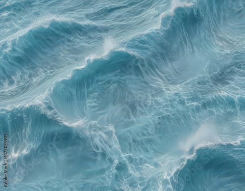 Subtle blue water wave pattern  Calming, textured background ideal for design , minimal, art, blue