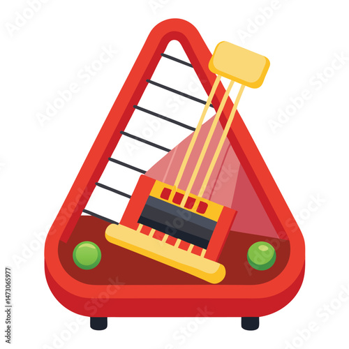 Octave instrument isolated on white background
