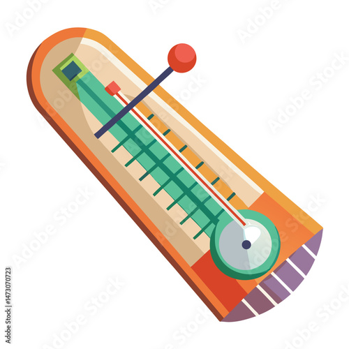 Tempo instrument isolated on white background