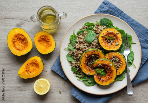 Plate of squash slices.