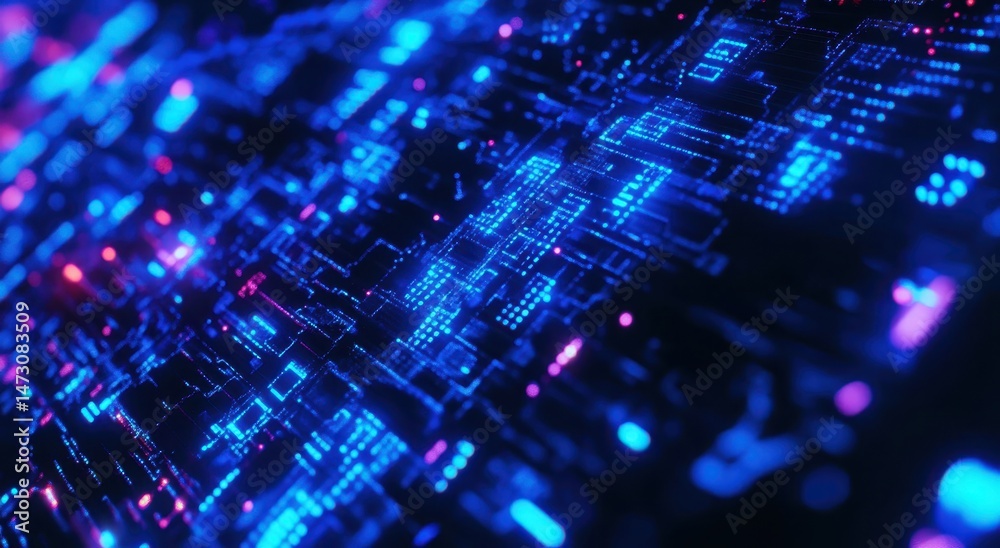 Abstract circuit board graphic Abstract circuit board graphic