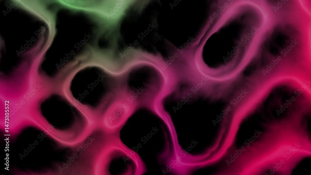 Overlay pink and green gradient abstract smoke on black background suitable for artistic projects, backgrounds, textures, and design elements, adding color and intrigue. Overlay pink and green gradient abstract smoke on black background suitable for artistic projects, backgrounds, textures, and design elements, adding color and intrigue.