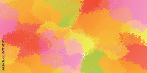 秋　オレンジ　ピンク　模様　背景