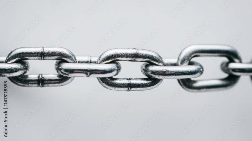 Fototapeta premium Positioning clarity chain icon concept showcasing message cohesion and strategic communication for market success