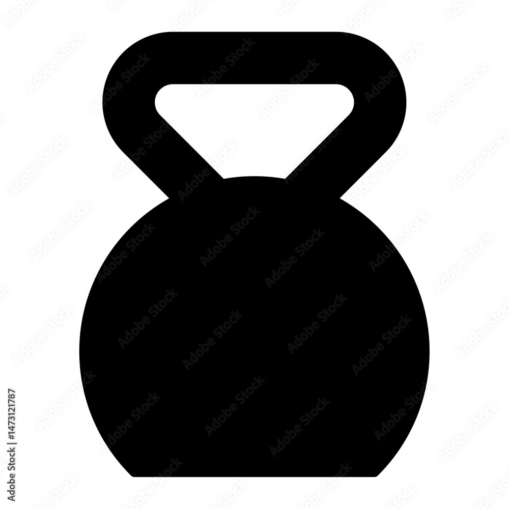 Fototapeta premium kettlebell icon