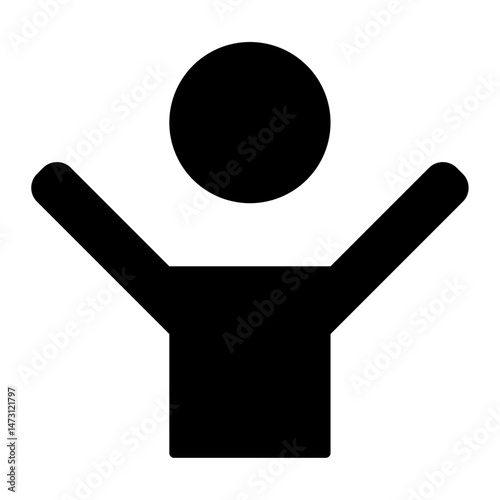 happiness person icon