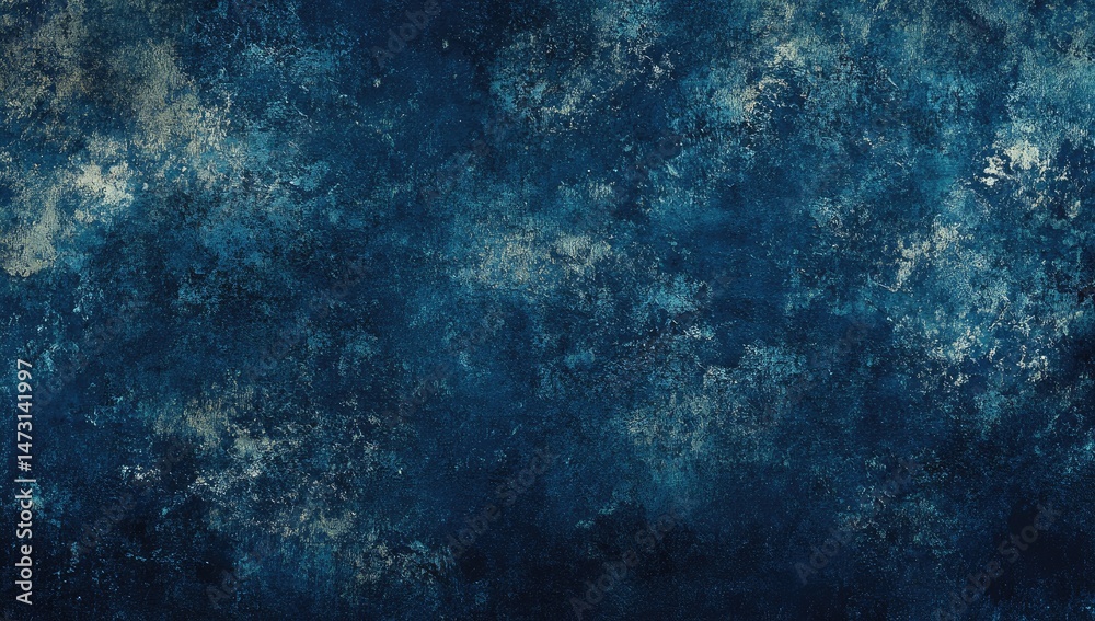 Fototapeta premium Textured Deep Blue Background