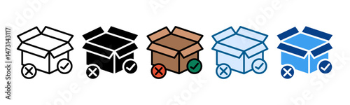 Product Testing Icon Set Multiple Style Collection