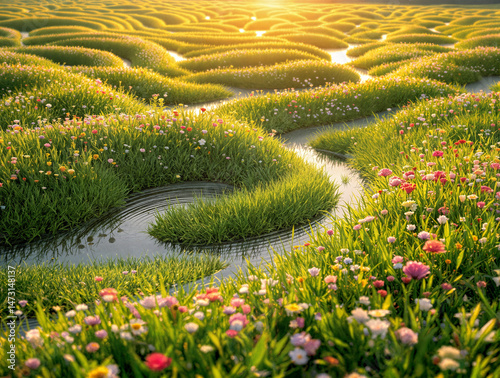 Surreal Harmony in Nature's Rhythm