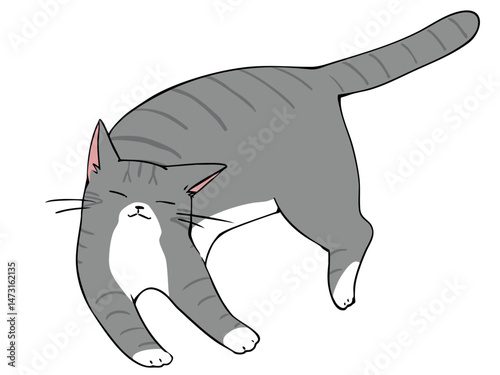 サバトラねこ リラックス