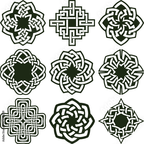 Beautiful flower art and mandala vector design
