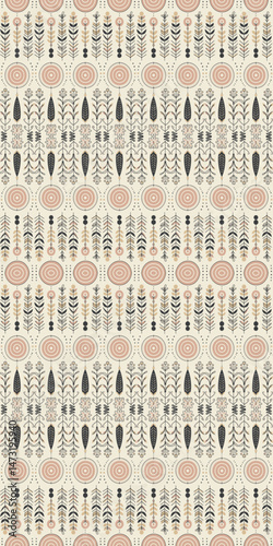 seamless pattern with geometric shapes