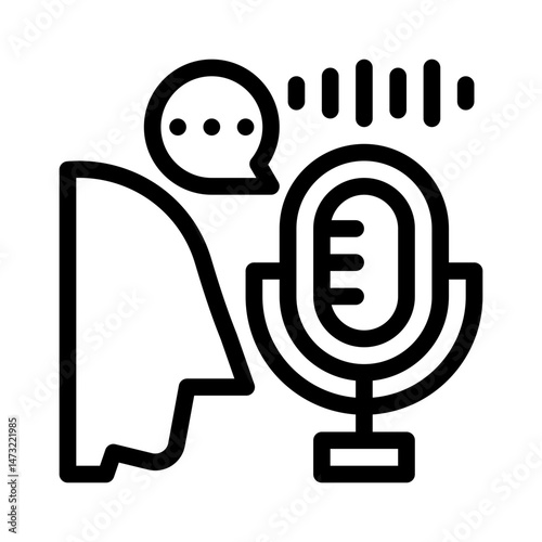 dubbing line icon