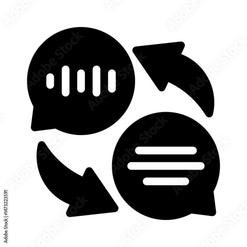 language glyph icon