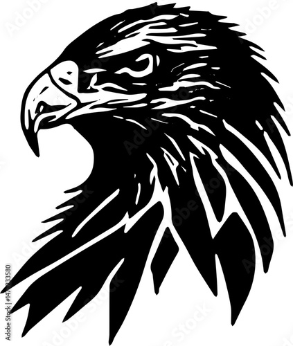 eagle head vector