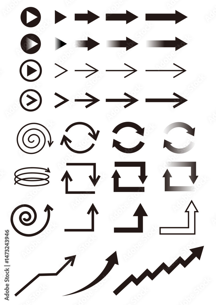 arrows (black)