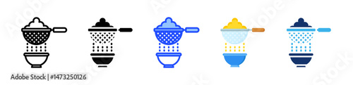 Sifter Icon Collection With Multiple Styles