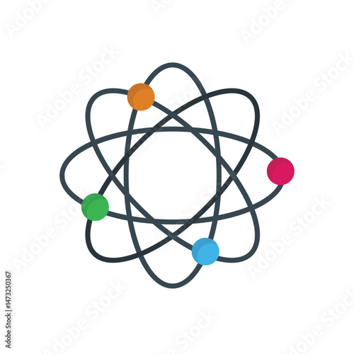 Atomic Energy Vector icon