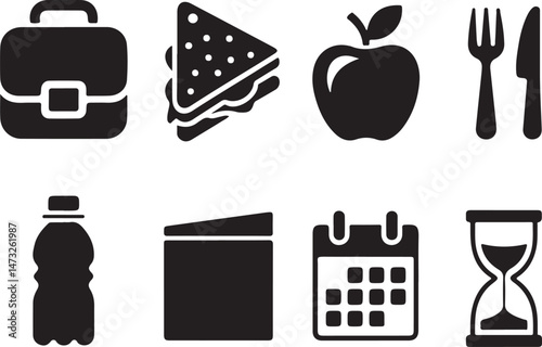 Essential Kitchen Tools Silhouette Set

Modern Chef Cooking in Kitchen Vector

Minimalist Kitchen Utensils Illustration

Silhouette of Home Kitchen Interior

Baking and Cooking Utensil Design