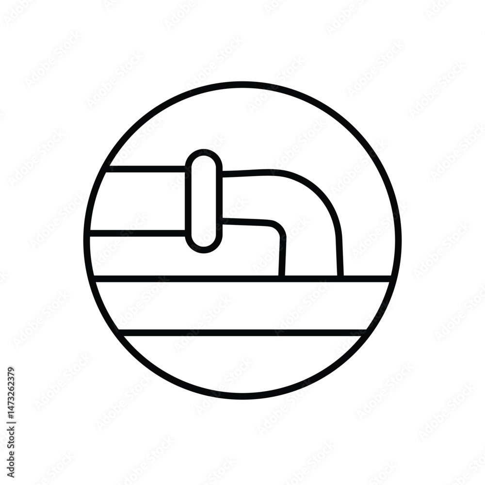 Water Pollution Vector icon Water Pollution Vector icon
