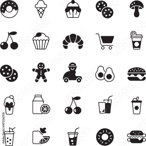 Essential Kitchen Tools Silhouette Set

Modern Chef Cooking in Kitchen Vector

Minimalist Kitchen Utensils Illustration

Silhouette of Home Kitchen Interior

Baking and Cooking Utensil Design