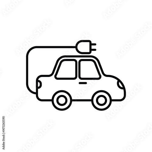 Electrical Transport Vector icon