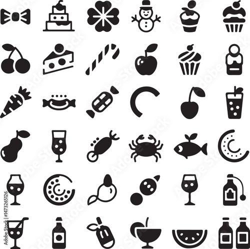 Essential Kitchen Tools Silhouette Set

Modern Chef Cooking in Kitchen Vector

Minimalist Kitchen Utensils Illustration

Silhouette of Home Kitchen Interior

Baking and Cooking Utensil Design